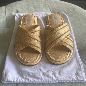 Schütz Slip-on Embellished Sandal Women Size 8.5